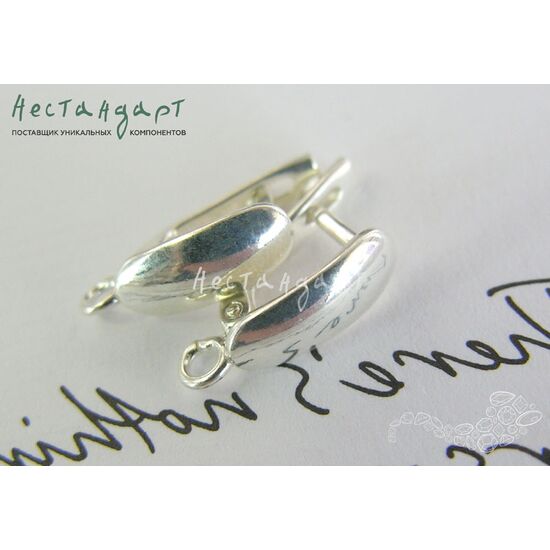 Швензы Chicly Sterling Silver 16х5 мм (пара), изображение 4