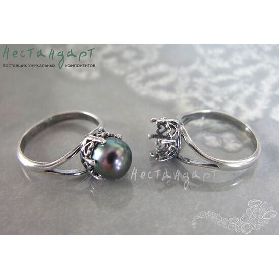 Основа для кольца с сеттингом Revival Silver Plated ( 17 ), изображение 3