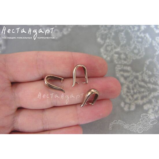Зажимной бейл Clamp Patina Copper 15х4,5 мм, изображение 4
