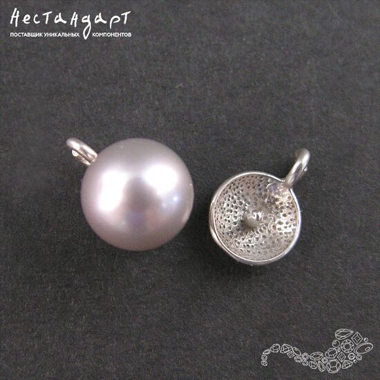 Подвеска со штифтом Range Sterling Silver 9,5х7 мм, изображение 3