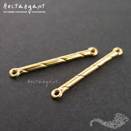 Коннектор Wand Vermeil Sterling Silver (24 мм), Размер: 24 мм