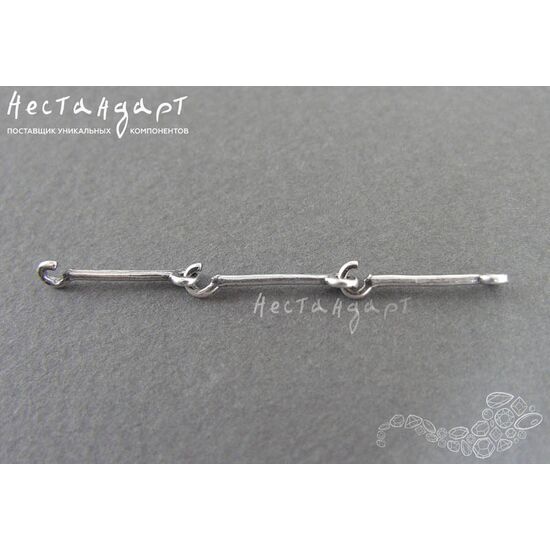 Коннектор Simple Silver Plated 15 мм, изображение 2