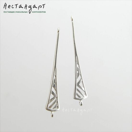 Коннектор Ardeco Sterling Silver 35х6 мм, изображение 4