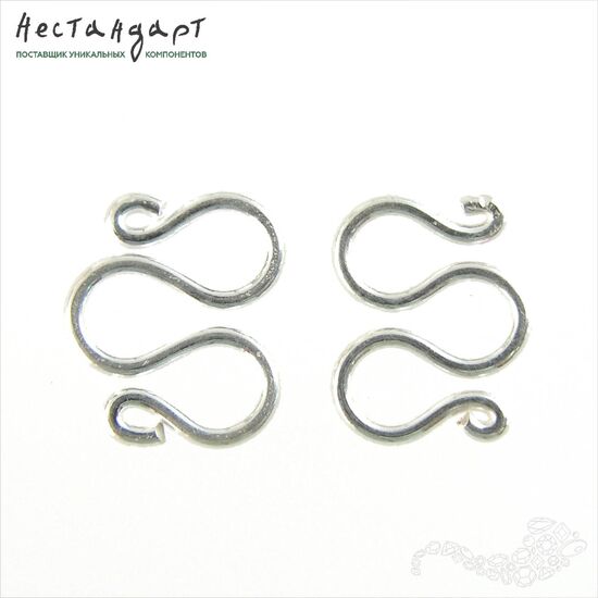 Коннектор Snake Sterling Silver 11х9 мм, изображение 4