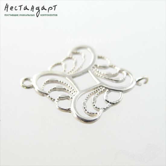 Коннектор Riddle Sterling Silver 24,5х18 мм, изображение 4