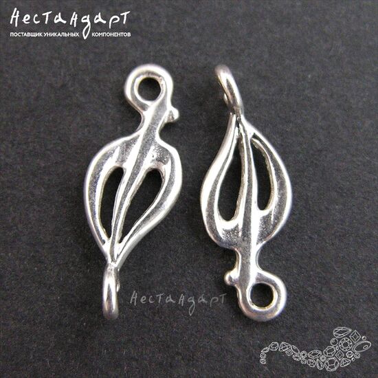 Коннектор Seeds Sterling Silver 15,5х6 мм