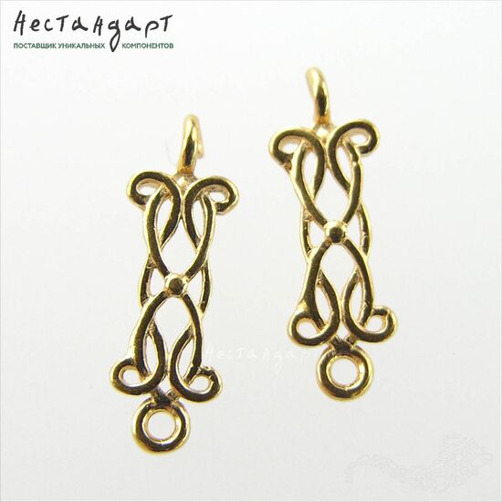 Коннектор Maze Vermeil Sterling Silver 15х5 мм, изображение 5