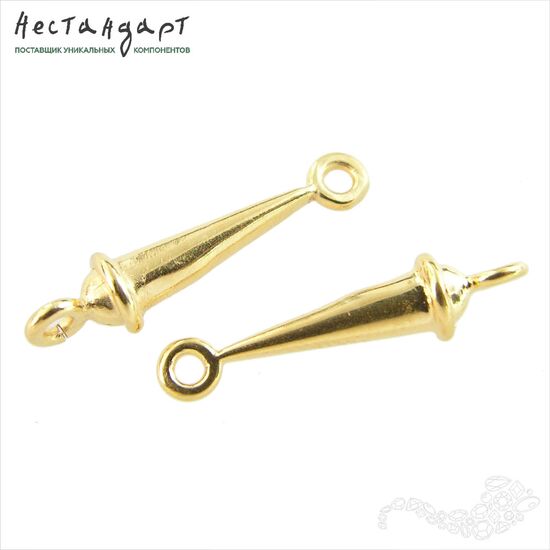 Коннектор Knightly Vermeil Sterling Silver 20х5 мм, изображение 4