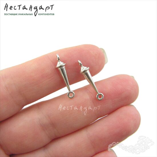 Коннектор Knightly Sterling Silver 20х5 мм, изображение 4