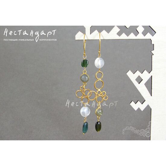 Дисплей для серег Ethnic Pattern дерево 170 мм, изображение 2