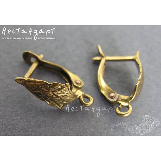 Швензы Middle-Earth Patina Bronze 17х7 мм (пара), изображение 4