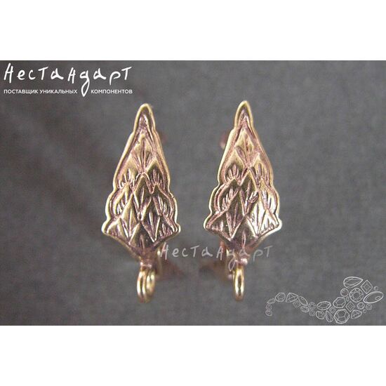 Швензы Middle-Earth Patina Copper 17х7 мм (пара), изображение 4