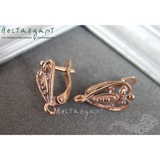 Швензы Summer Motif Patina Copper 16х9 мм (пара), изображение 4