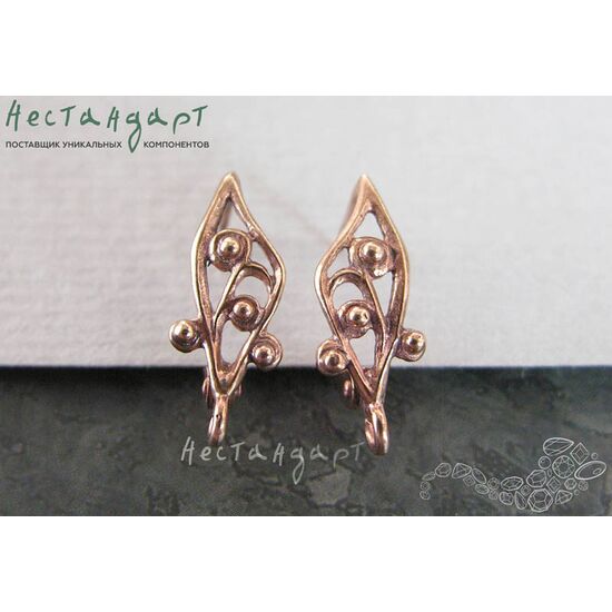 Швензы Morning Patina Copper 18х8 мм (пара)