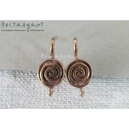 Швензы Fortune Patina Copper 17х8 мм (пара), изображение 4