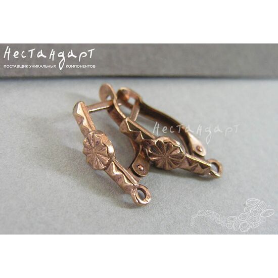 Швензы Sunlight Patina Copper 22х6 мм (пара), изображение 2