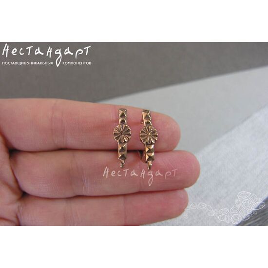 Швензы Sunlight Patina Copper 22х6 мм (пара), изображение 3