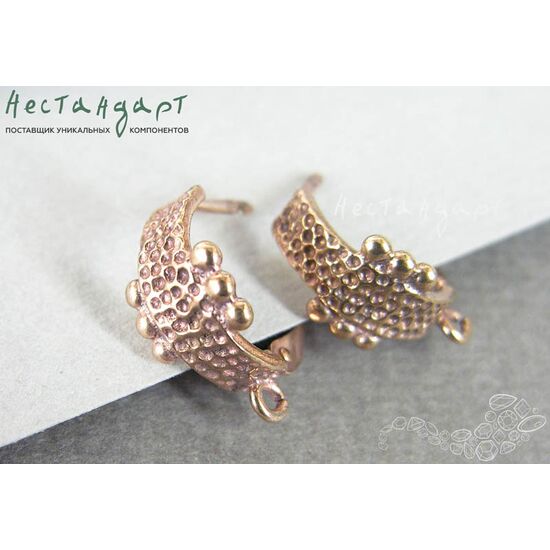 Швензы Shackle Patina Copper 18х9 мм (пара), изображение 2