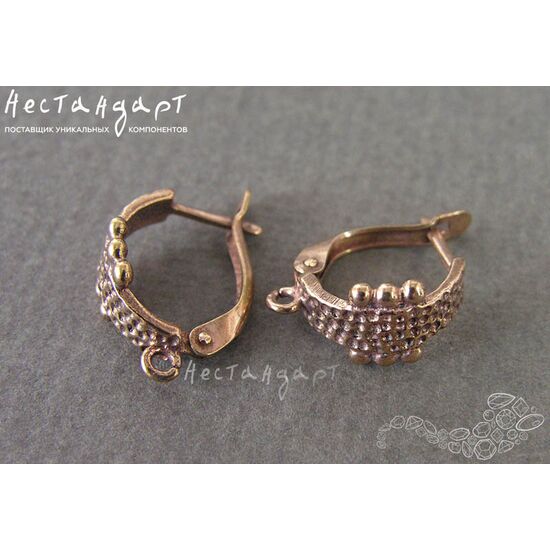 Швензы Shackle Patina Copper 18х9 мм (пара), изображение 4