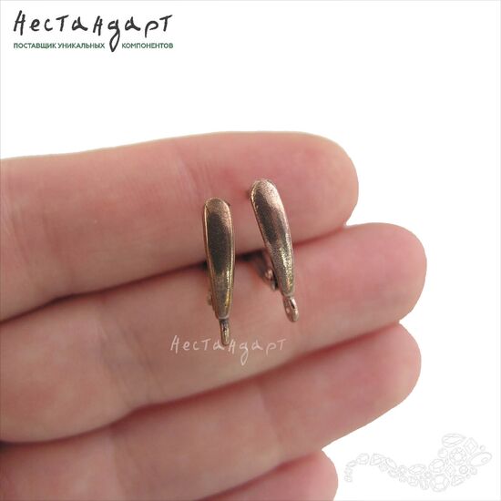 Швензы Classic Style Patina Copper 17х3 мм (пара), изображение 2