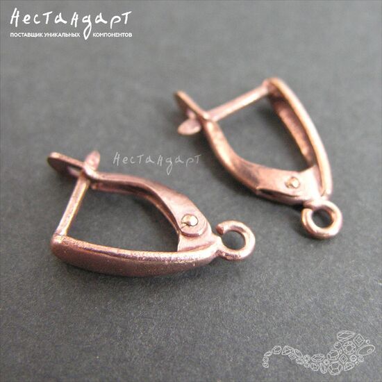 Швензы Classic Style Patina Copper 17х3 мм (пара), изображение 3