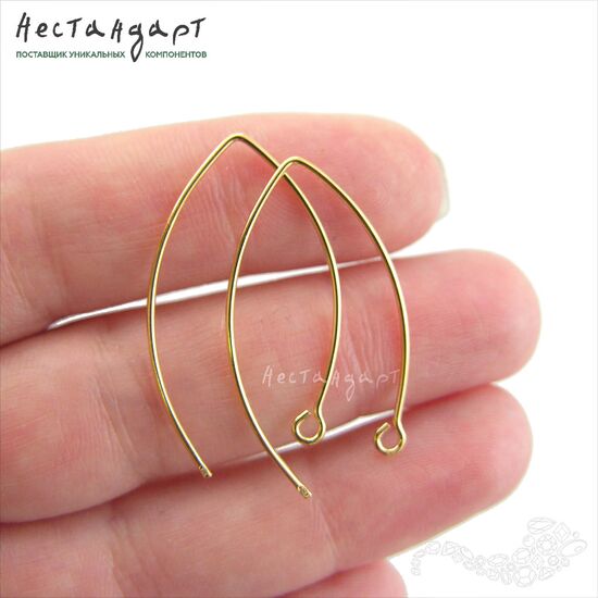 Швензы Amande Vermeil Sterling Silver 32 мм (пара), изображение 2