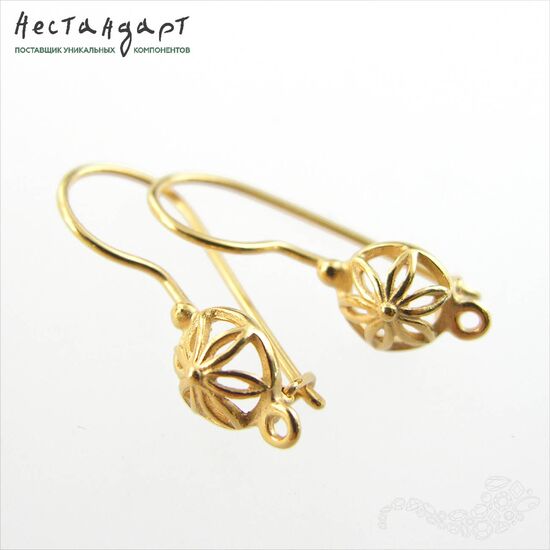 Швензы Fiancee Vermeil Sterling Silver 22 мм (пара)