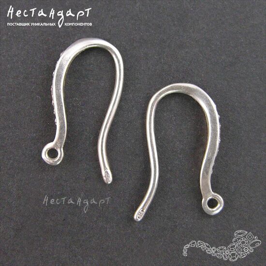 Швензы Milan Sterling Silver 17х2 мм (пара), изображение 3