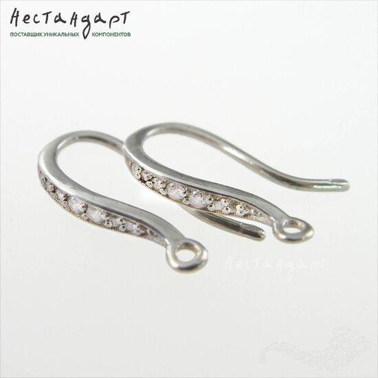 Швензы Milan Sterling Silver 17х2 мм (пара), изображение 4