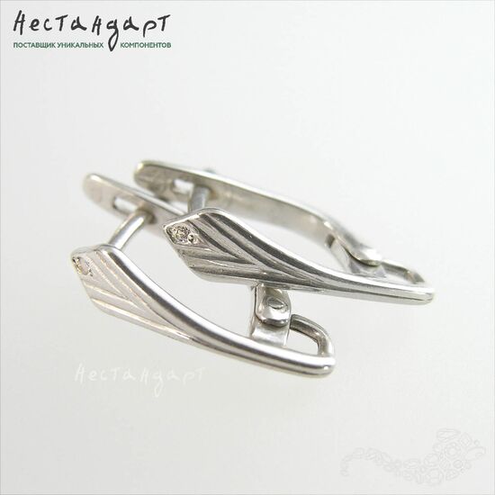 Швензы Dainty Sterling Silver 16х5 мм (пара)