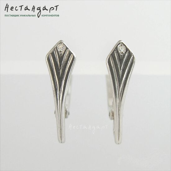 Швензы Dainty Sterling Silver 16х5 мм (пара), изображение 4