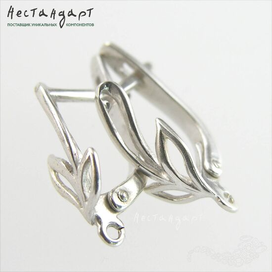 Швензы Branch Sterling Silver 16х6 мм (пара), изображение 4