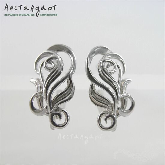 Швензы Fairy Elf Sterling Silver 18х9 мм (пара)