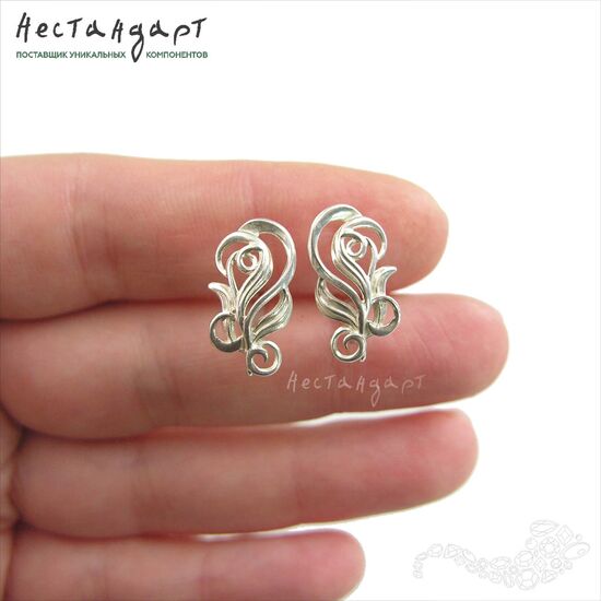 Швензы Fairy Elf Sterling Silver 18х9 мм (пара), изображение 2