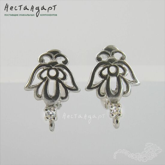 Швензы Lotus Sterling Silver 14х10 мм (пара), изображение 5