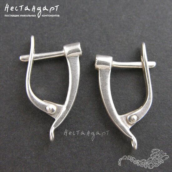 Швензы Vault Sterling Silver 20х3 мм (пара), изображение 2