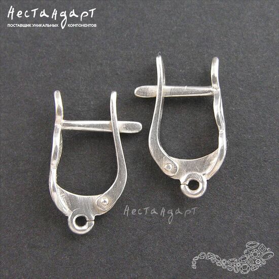 Швензы Vines Sterling Silver 18х4 мм (пара), изображение 2