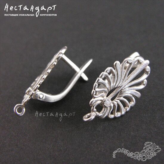 Швензы Winteraster Sterling Silver 19х11 мм (пара)