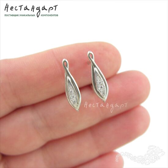 Швензы Quill Sterling Silver 18х5 мм (пара), изображение 2