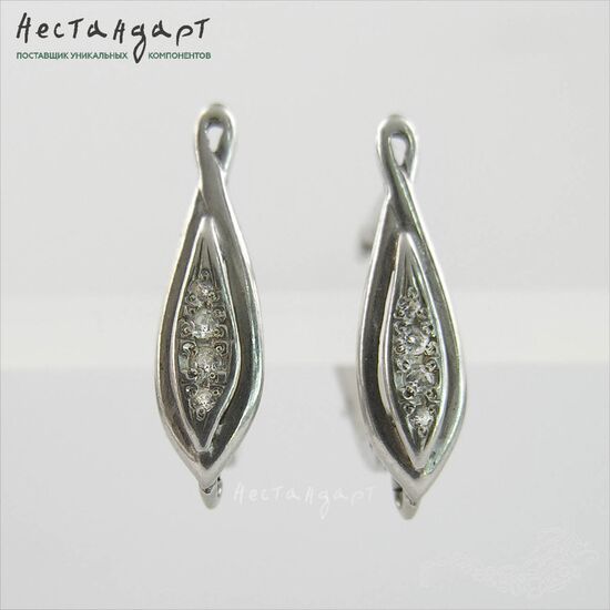 Швензы Quill Sterling Silver 18х5 мм (пара), изображение 4