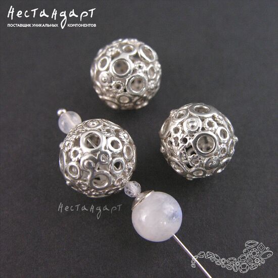 Бусина Moonlight Sterling Silver 13,5 мм