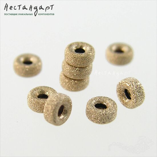 Бусина-рондель Stardust Gold Filled 3х1,5 мм