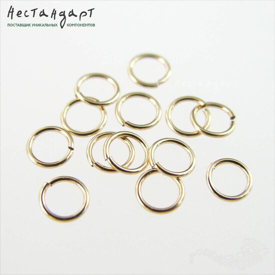 Кольцо соединительное разъемное Gold Filled 5х0,7 мм