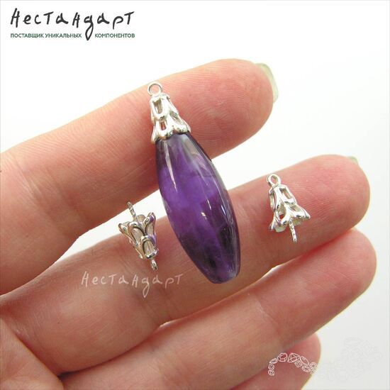 Концевик со штифтом Waterfall Sterling Silver 13 мм, изображение 2